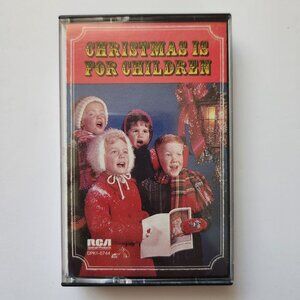Christmas Is For Children Cassette Tape 1986 By Various Artists RCA DPK1-0744 Vi